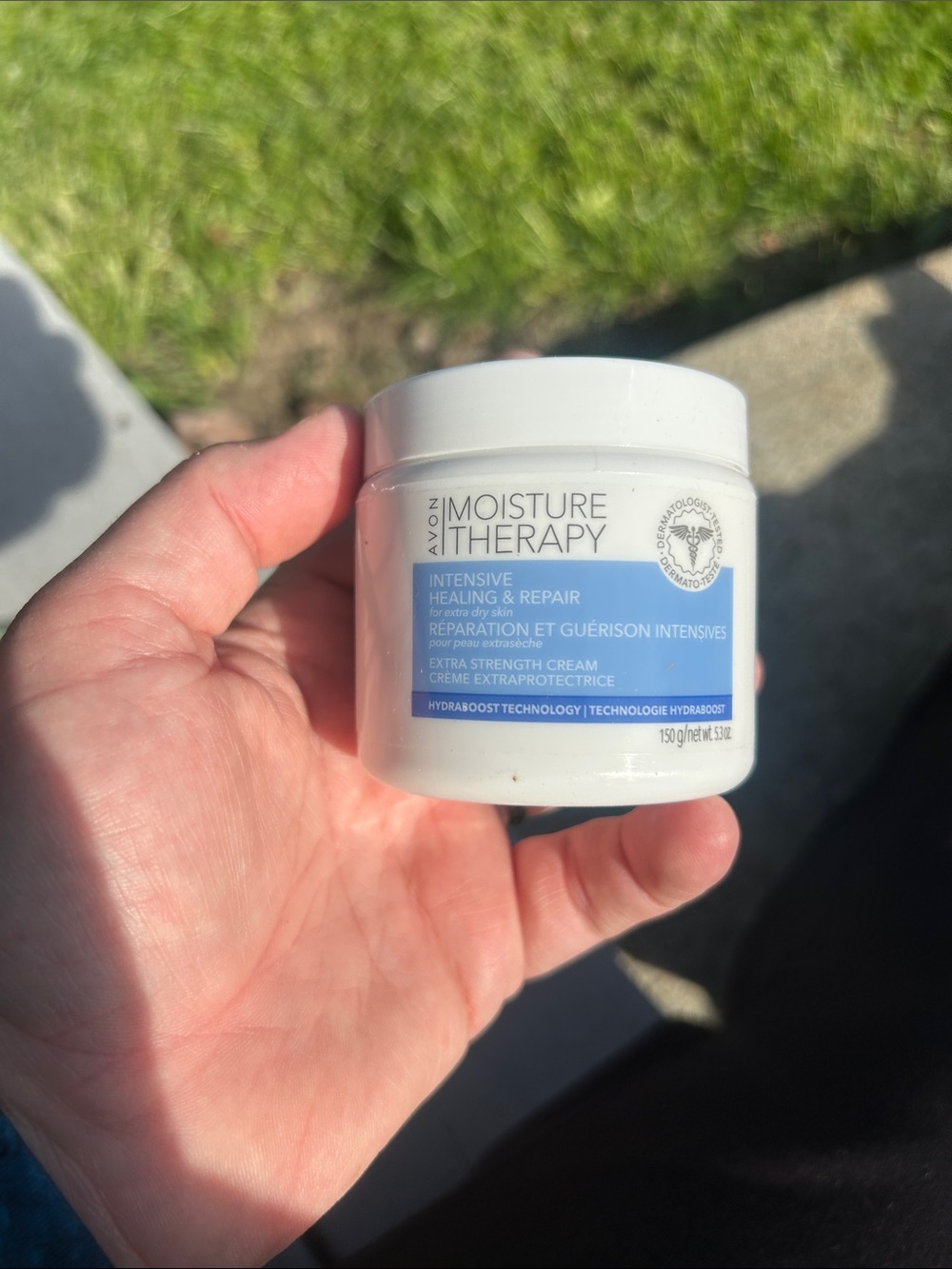 Avon Moisture Therapy Healing Cream - White and Blue